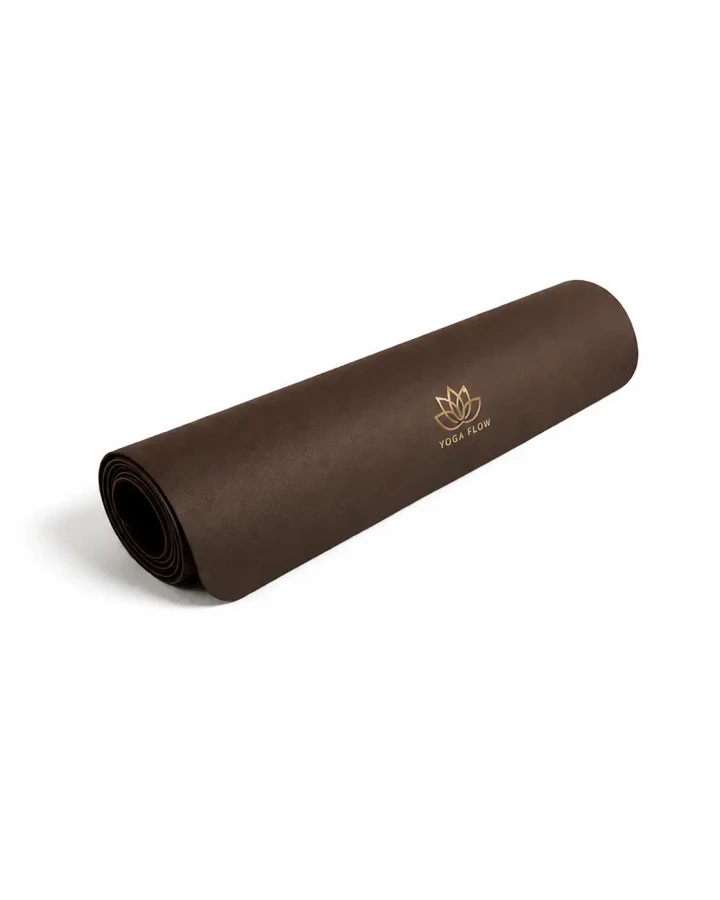 Mata do pilatesu i jogi CHOCOLATE PU MATT z poliuretanu i naturalnego kauczuku – antypoślizgowa mata premium.
