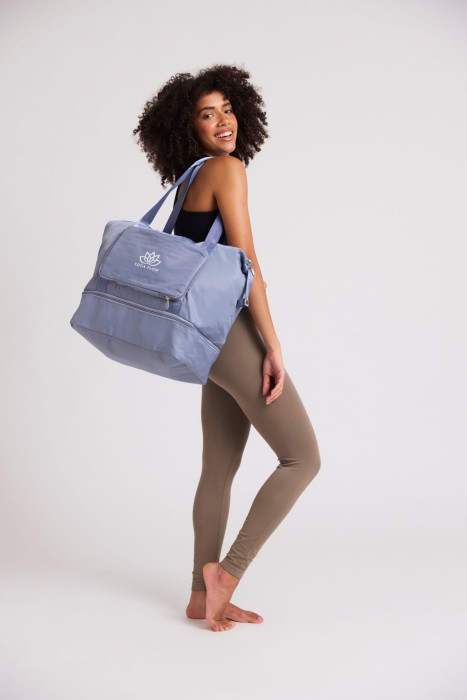Torba sportowa na jogę i pilates FEMI FIT Blue