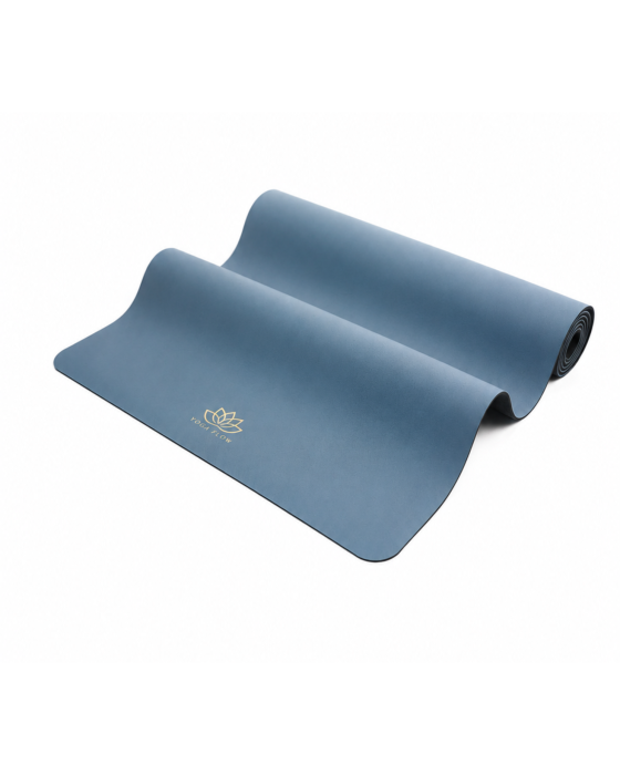 Mata do jogi i pilates PU MATT BLUE 4mm